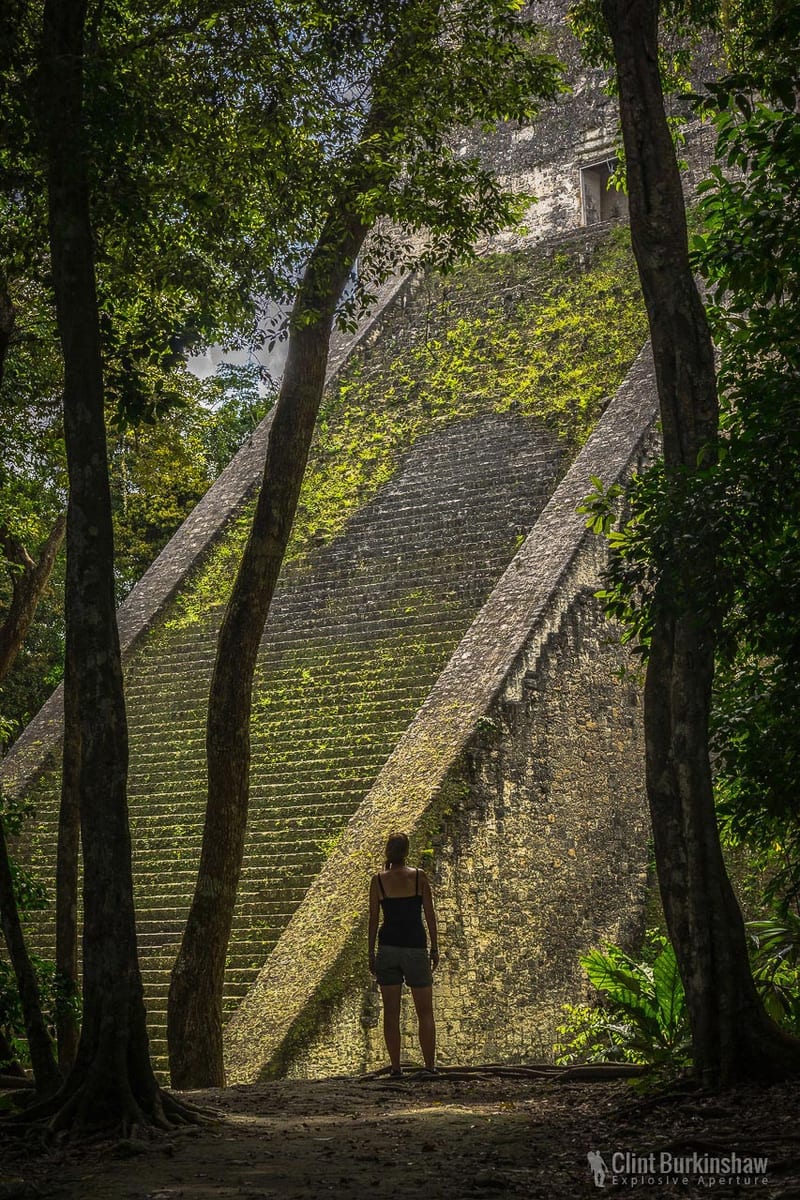Kirsty at Tikal, Guatemala