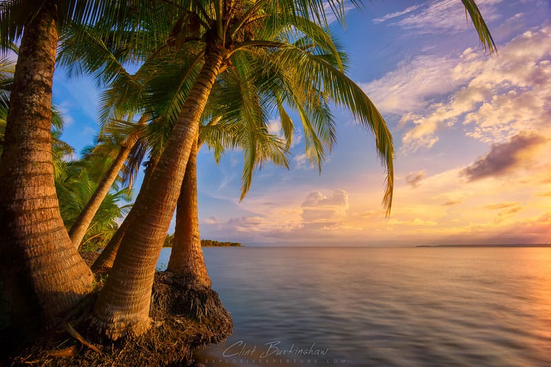 Stunning sunset in Panama
