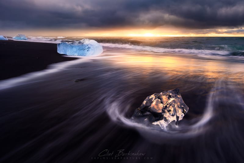 An Iceberg Sunrise